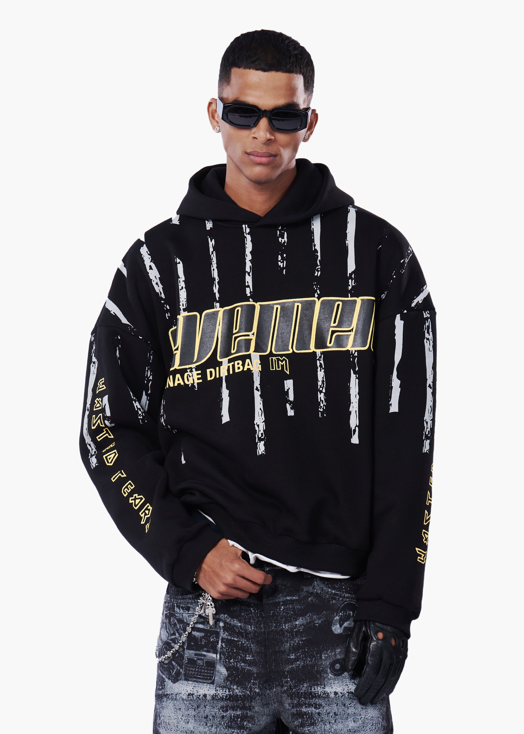pinstripe hoodie