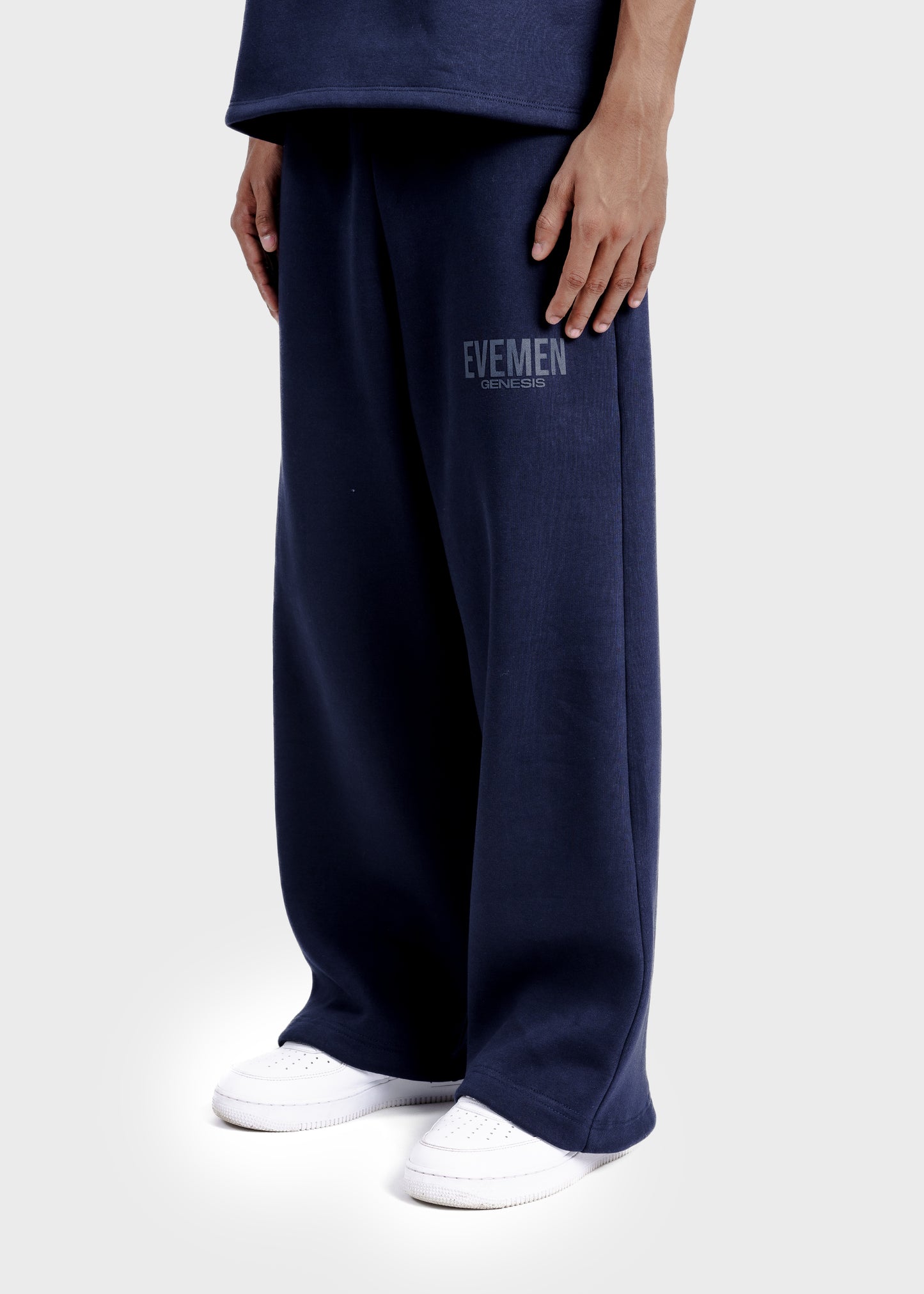 GENESIS WIDE SWEATPANT - NAVY