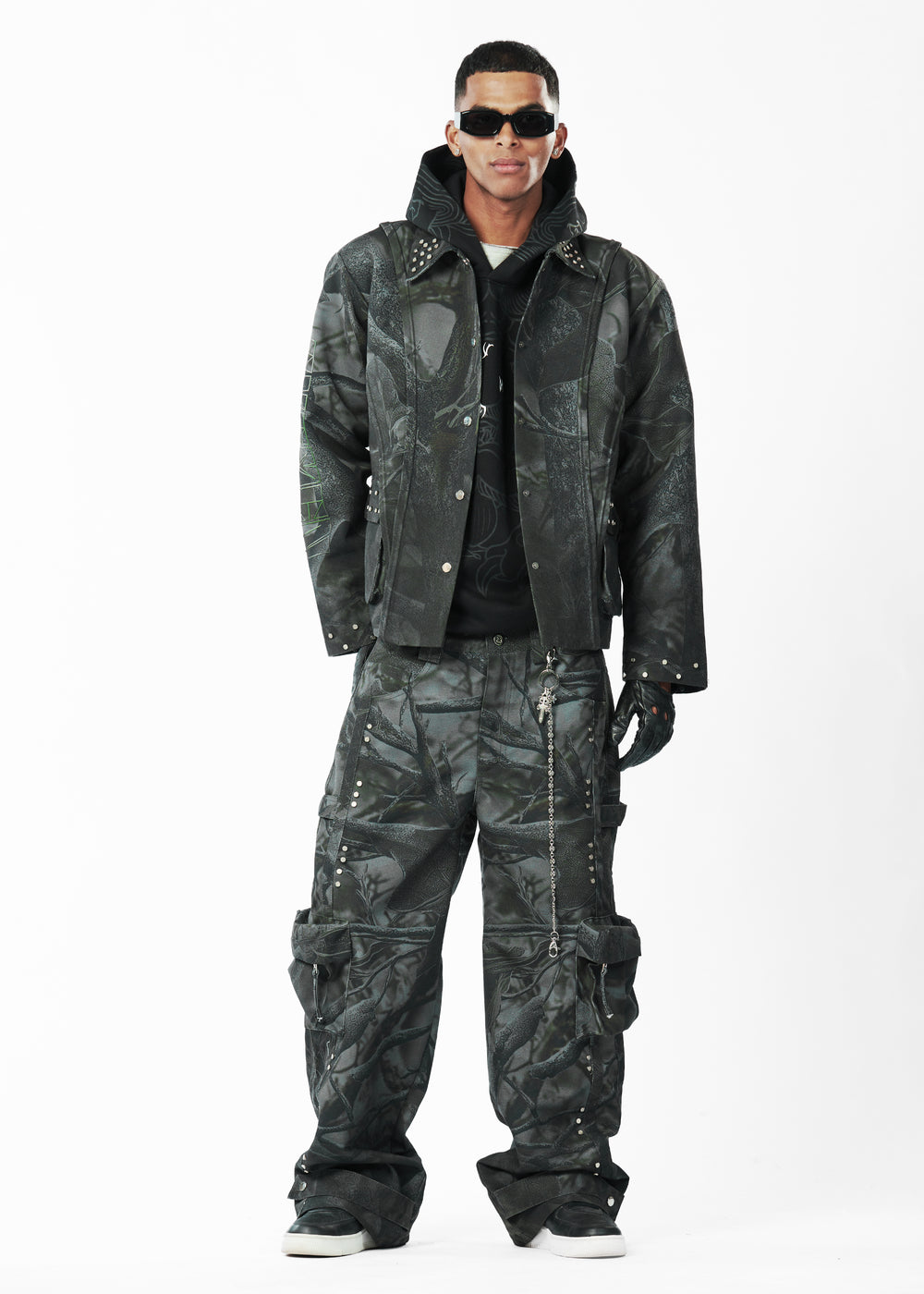 oak tree canvas stud jacket