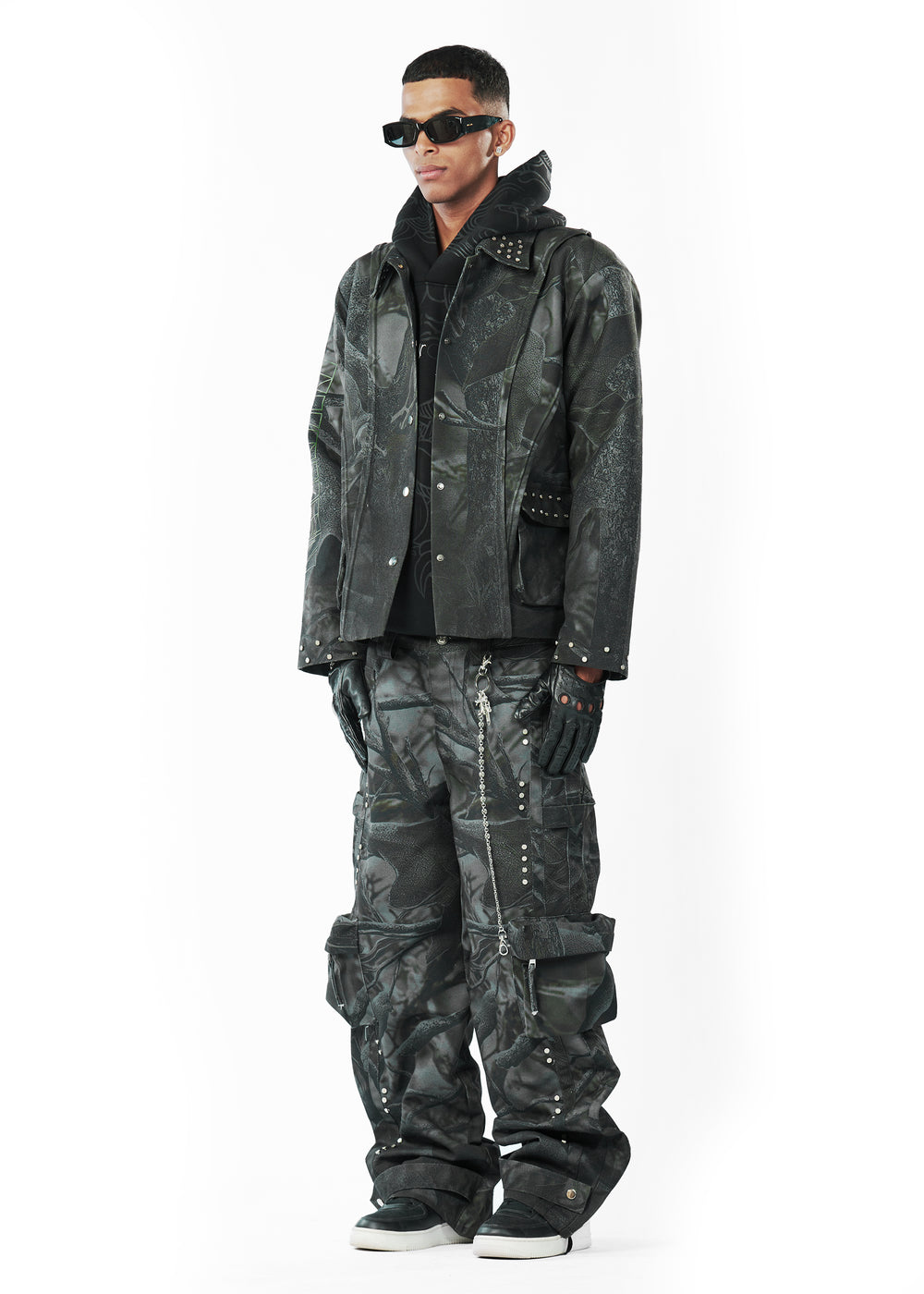 oak tree canvas stud jacket