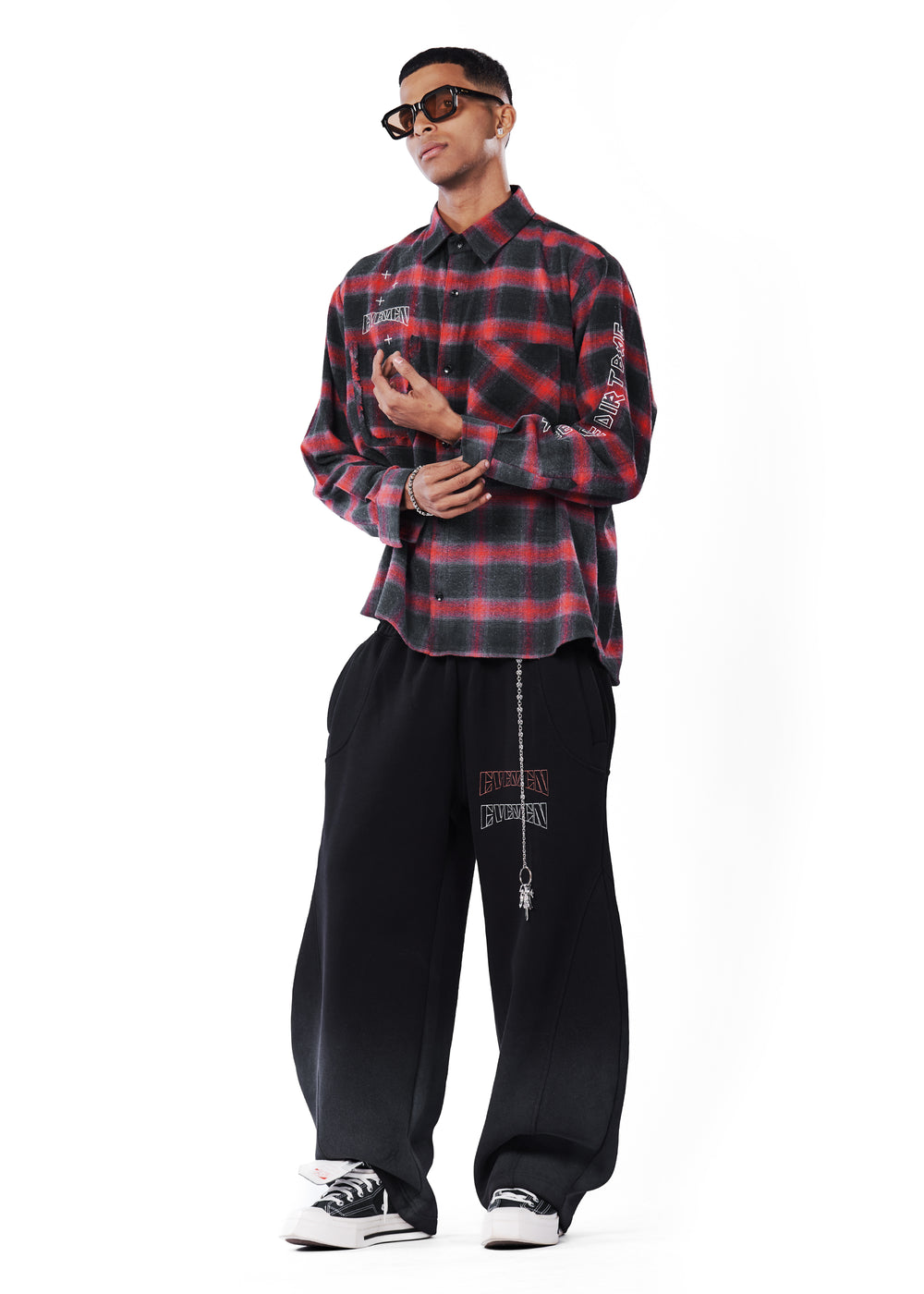 double badge sweatpant