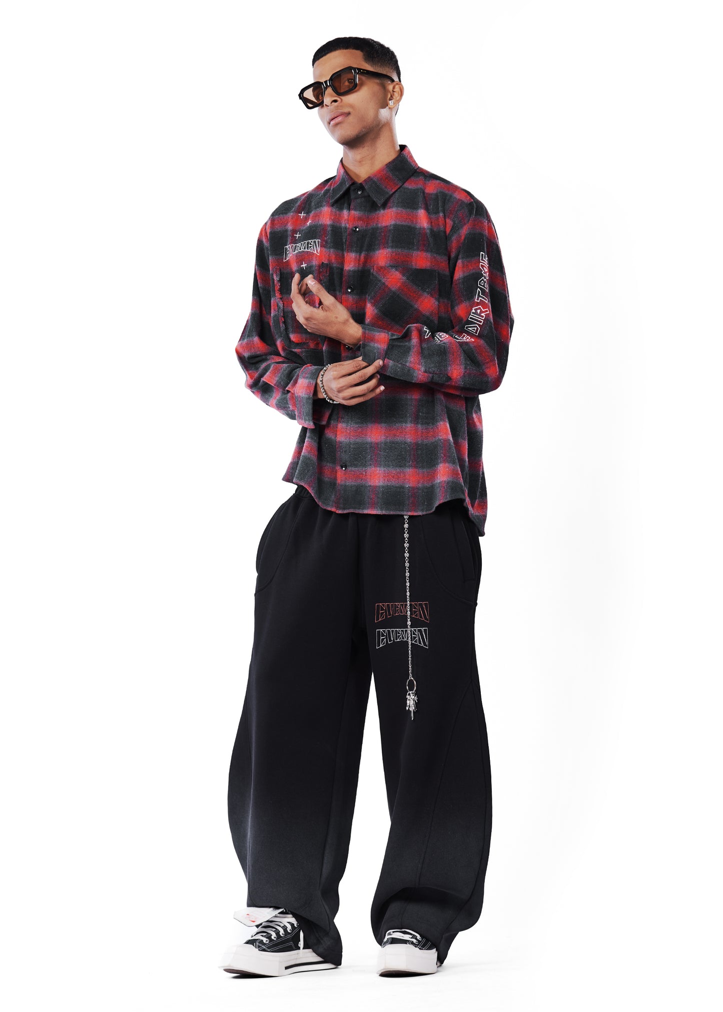 double badge sweatpant