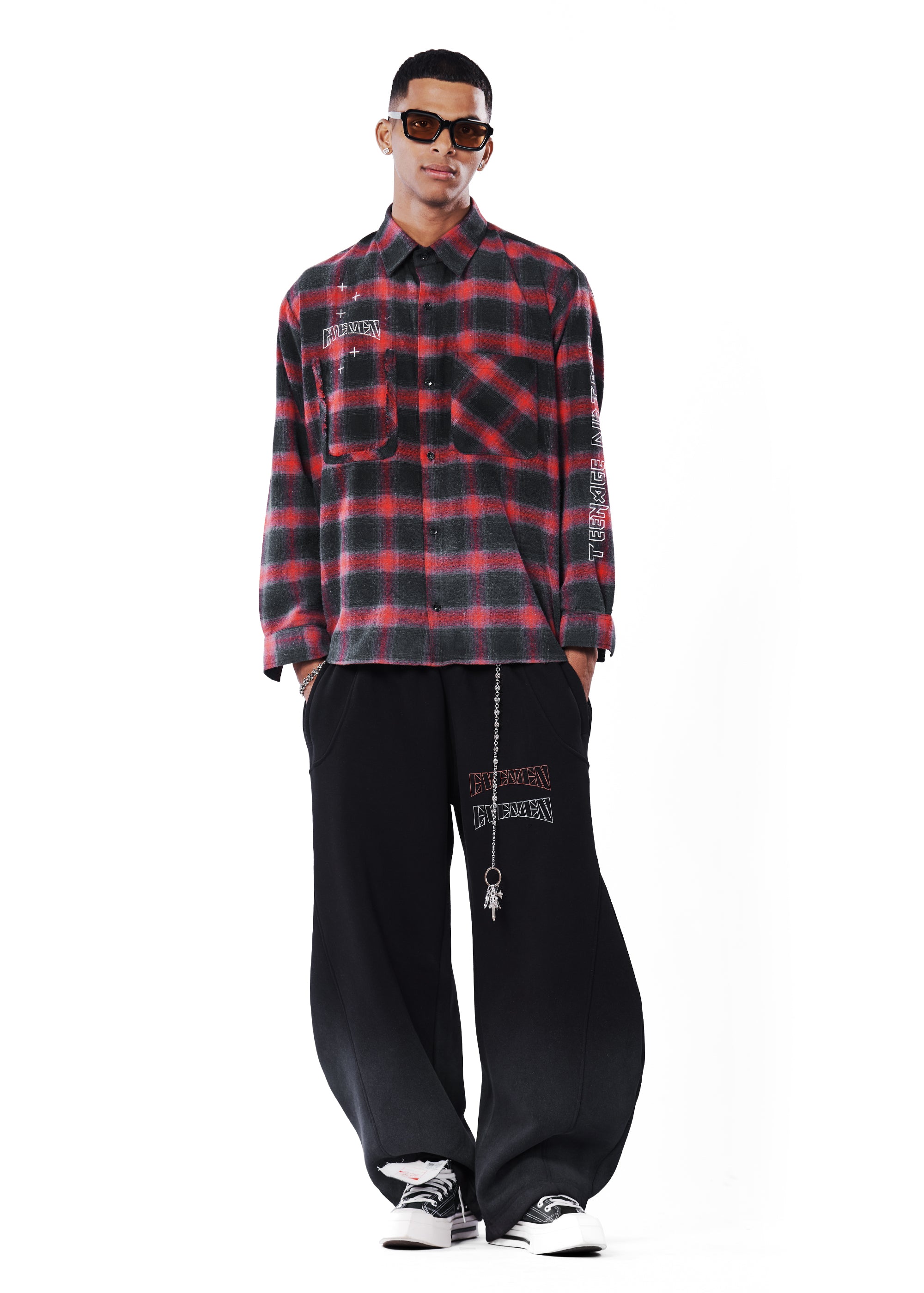 double badge sweatpant