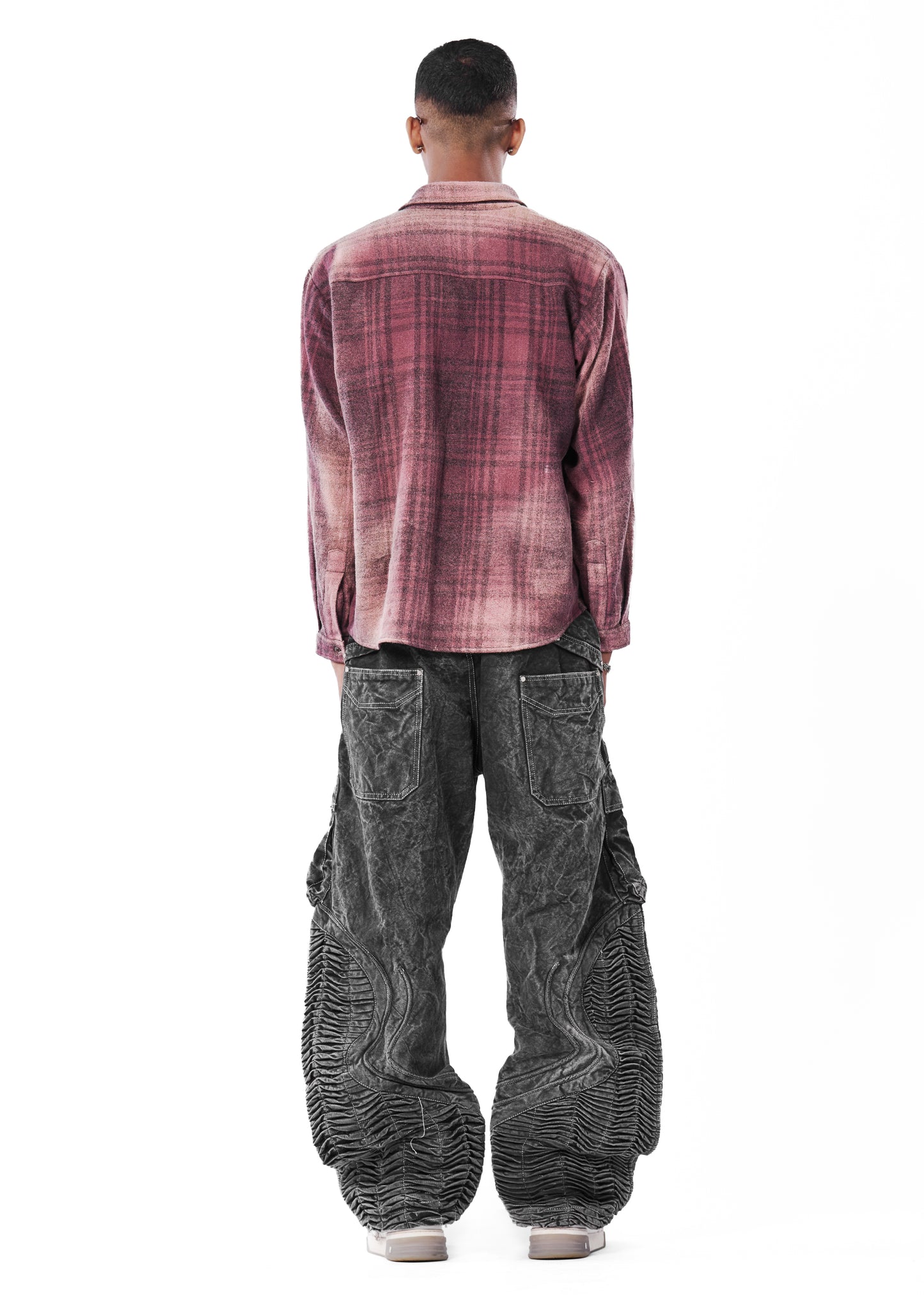 flannel washed shirt