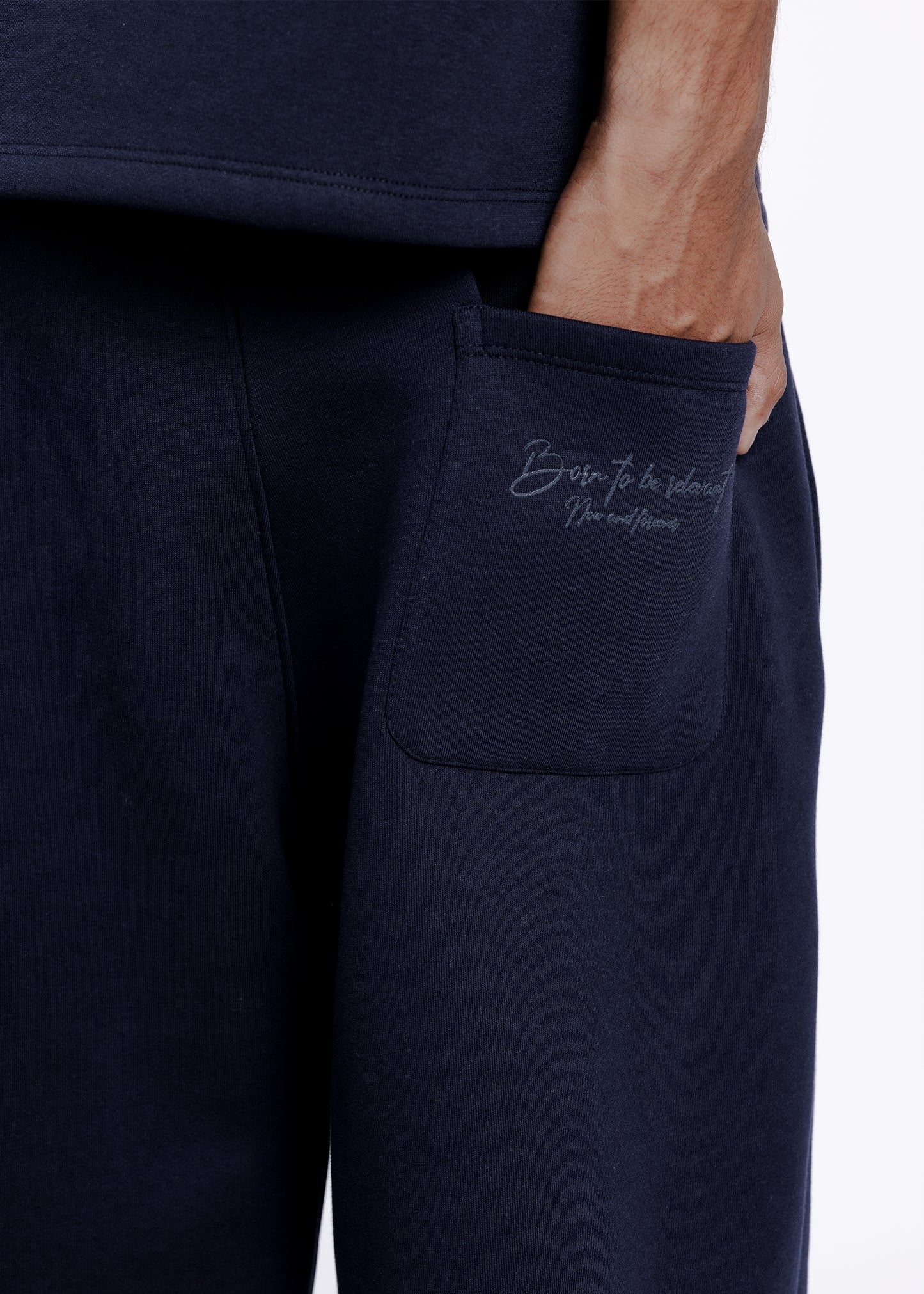 GENESIS WIDE SWEATPANT - NAVY