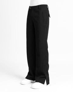 WAFFLE PANTS - BLACK